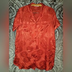 Victoria's Secret Red Satin Nightgown